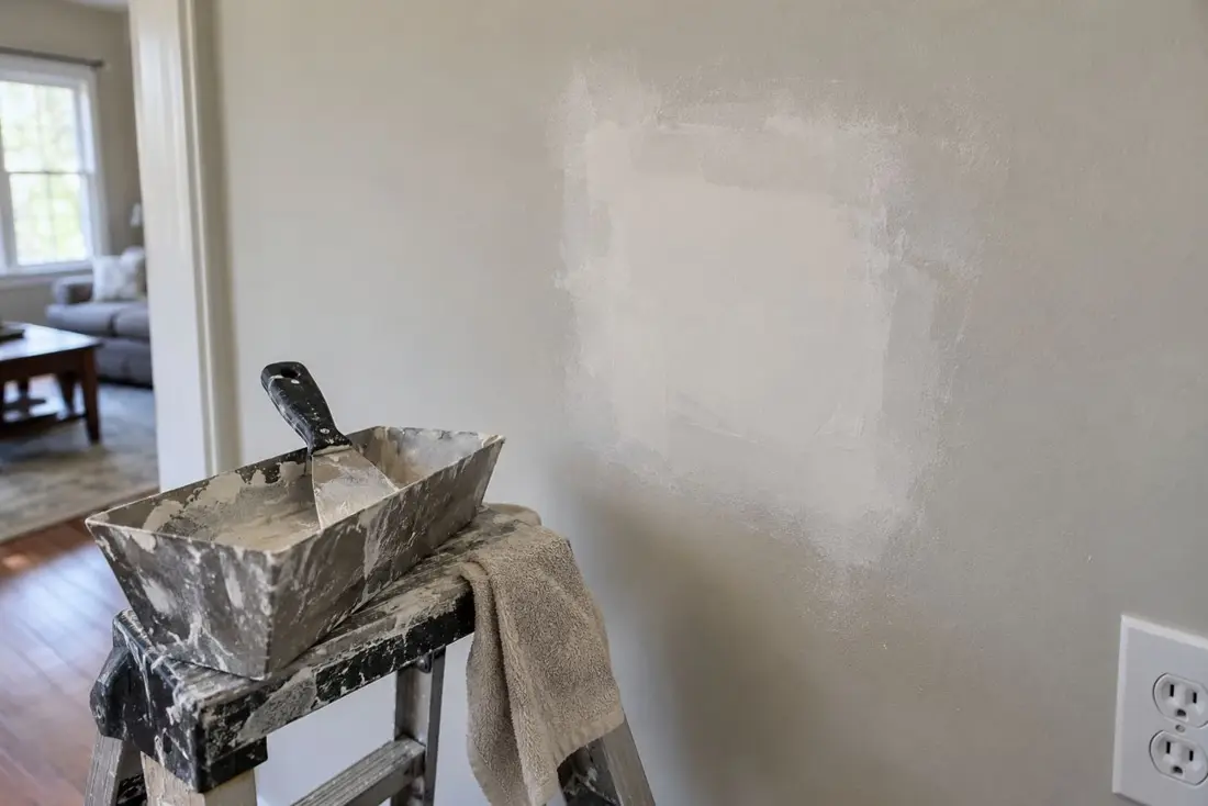 Example illustration of a drywall patch