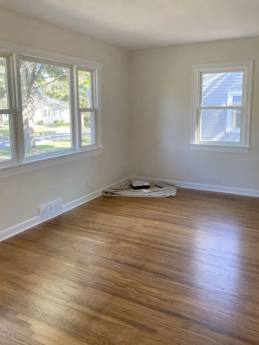 Example illustration of a freshly painted room